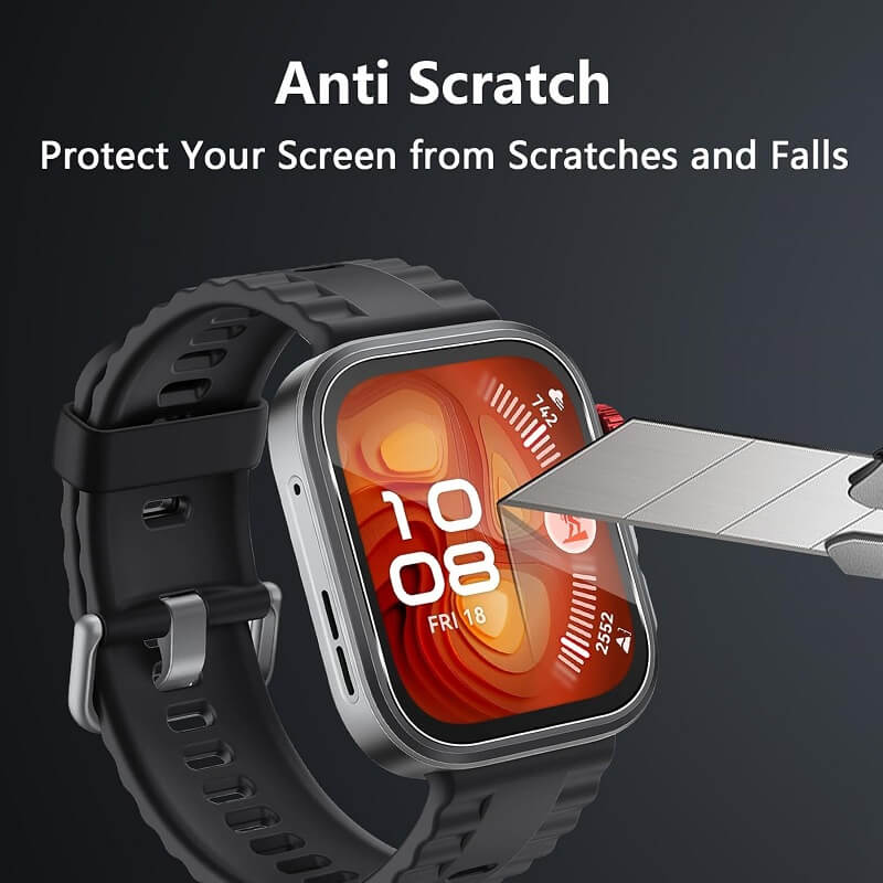 (3 Pcs) Fitbit Versa Versa 4 /Versa 3 Screen Protector Full Coverage Tempered Glass Guard (Black) (3 Pcs) Fitbit Versa Versa 4 /Versa 3 Screen Protector Full Coverage Tempered Glass Guard (Black)